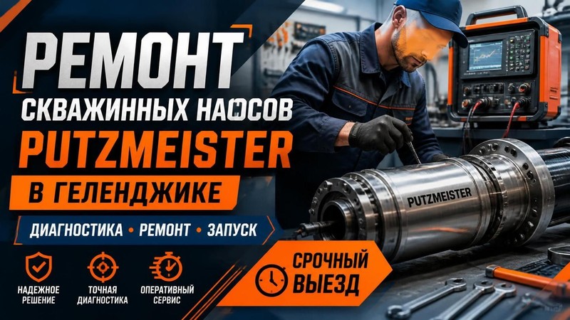 Ремонт скважинных насосов Putzmeister