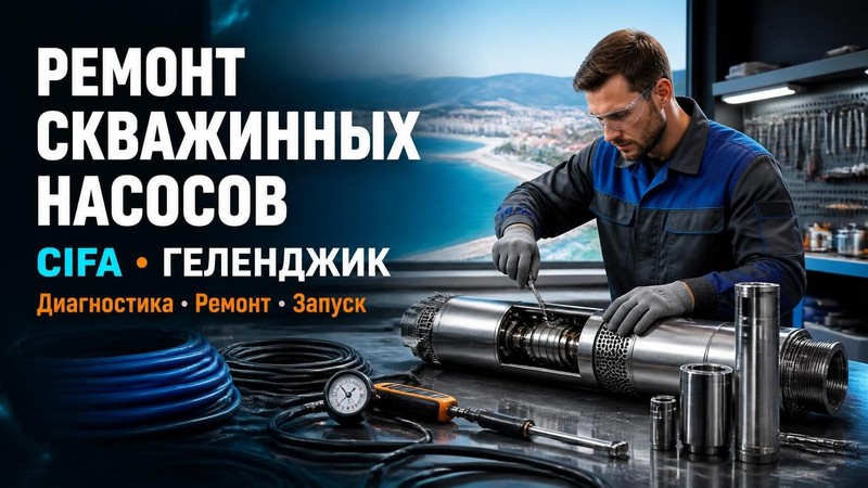 Ремонт скважинных насосов Cifa