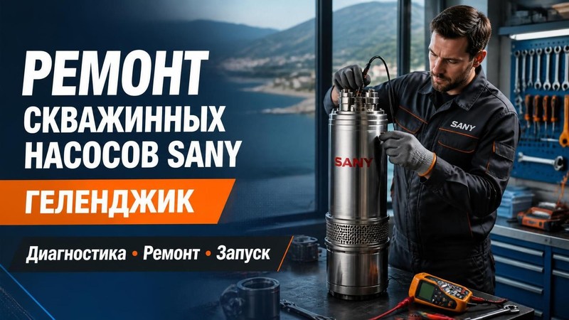 Ремонт скважинных насосов Sany