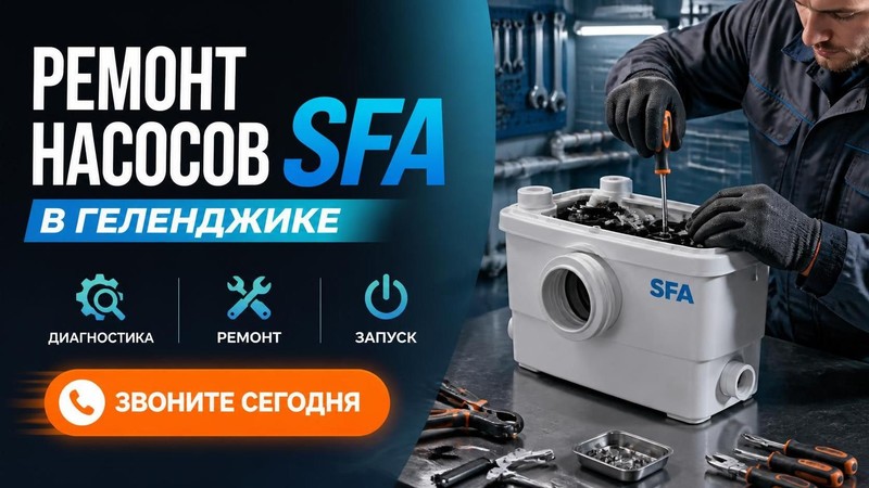 Ремонт насосов SFA