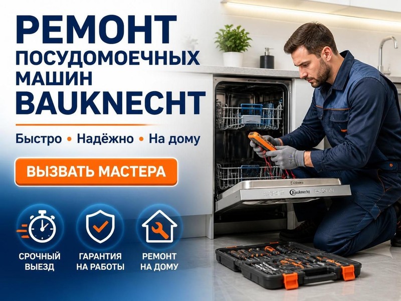 Ремонт посудомоечных машин Bauknecht