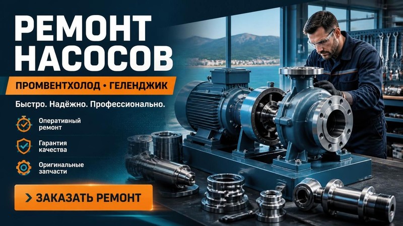 Ремонт насосов ПРОМВЕНТХОЛОД