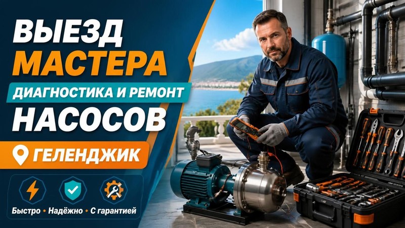 Выезд мастера: диагностика и ремонт насосов