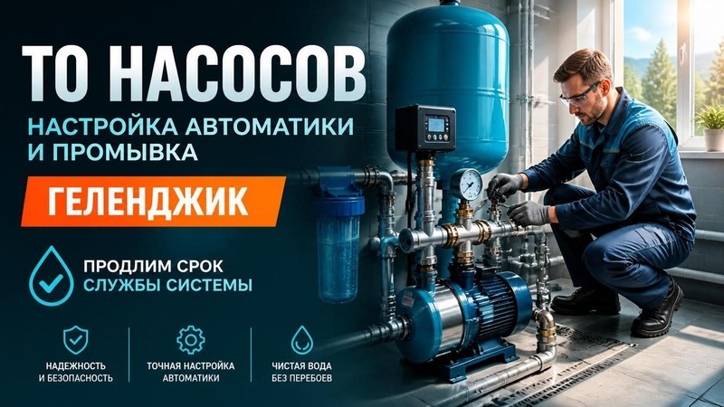 ТО насосов: настройка автоматики и промывка
