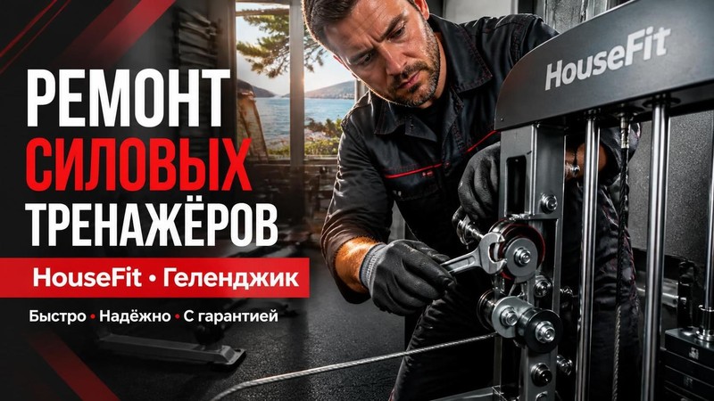 Ремонт силовых тренажеров HouseFit