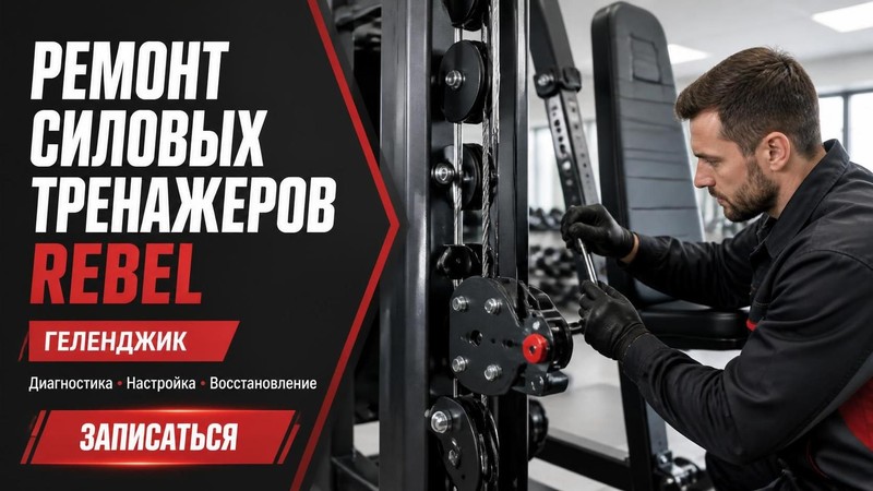 Ремонт силовых тренажеров REBEL