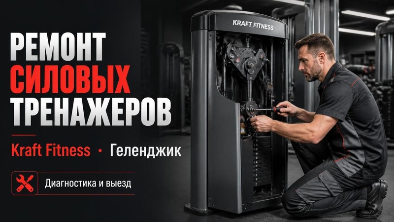 Ремонт силовых тренажеров Kraft Fitness