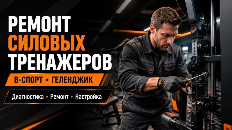 Ремонт силовых тренажеров В-Спорт
