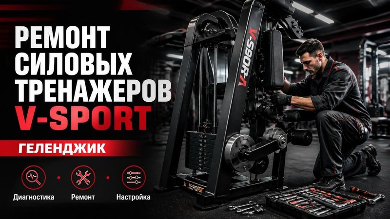 Ремонт силовых тренажеров V-SPORT