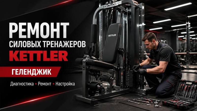 Ремонт силовых тренажеров Kettler
