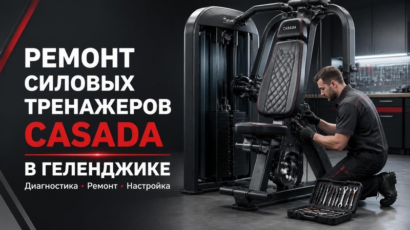 Ремонт силовых тренажеров Casada