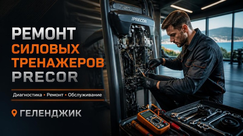 Ремонт силовых тренажеров Precor