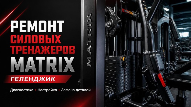 Ремонт силовых тренажеров Matrix