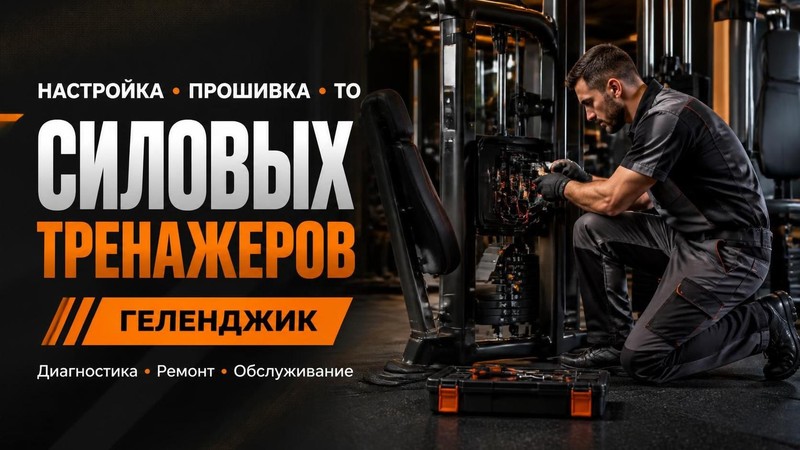 Настройка, прошивка и ТО силовых тренажеров