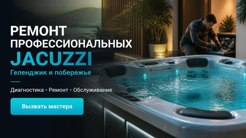 Ремонт профессиональных Jacuzzi