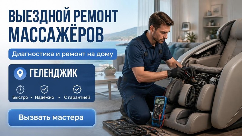 Выездной ремонт массажера на дому с диагностикой