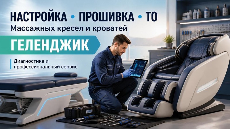 Настройка, прошивка и ТО массажных кресел и кроватей