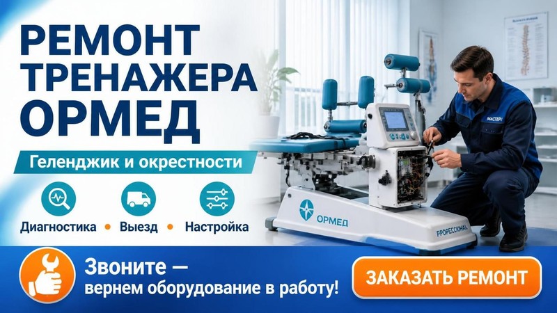 Ремонт тренажера ОРМЕД