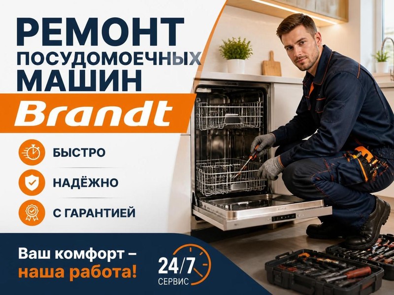 Ремонт посудомоечных машин Brandt