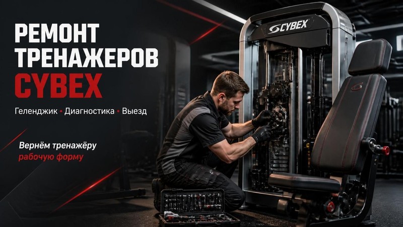 Ремонт тренажера Cybex