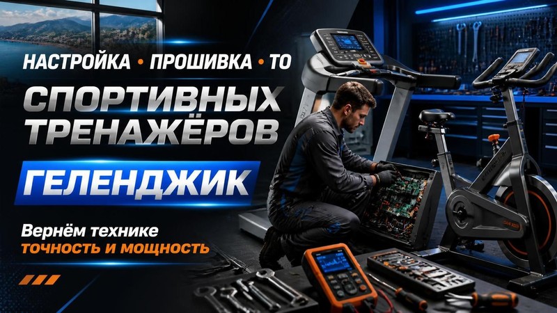 Настройка, прошивка и ТО спортивных тренажеров