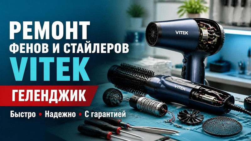 Ремонт фенов и стайлеров Vitek