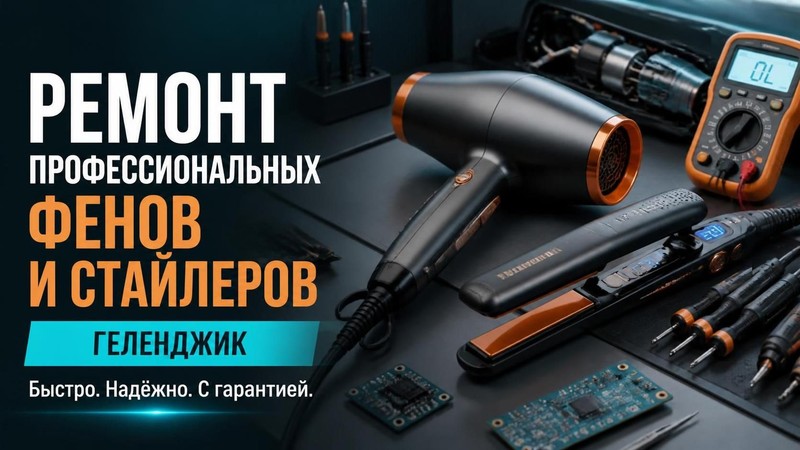 Ремонт профессиональных фенов и стайлеров