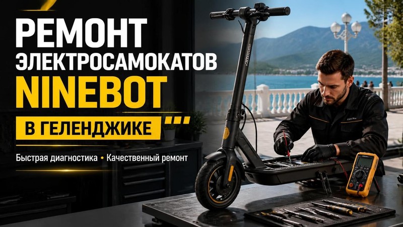 Ремонт электросамокатов Ninebot