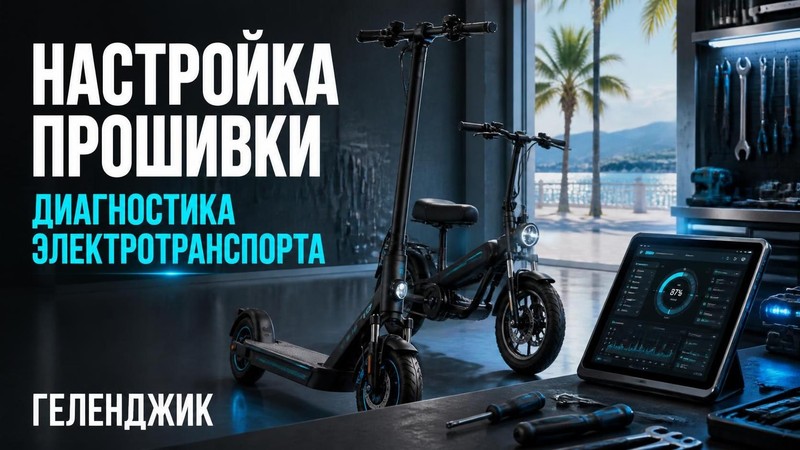Настройка прошивки и диагностика электротранспорта