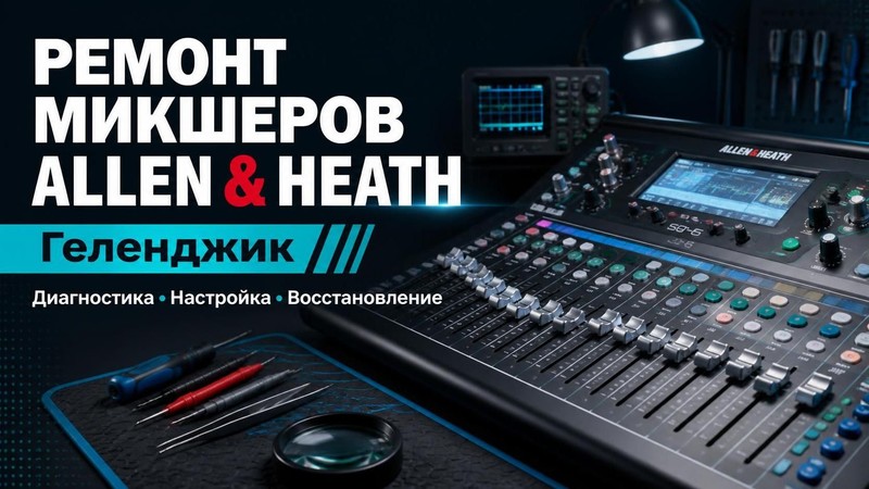 Ремонт микшеров Allen Heath