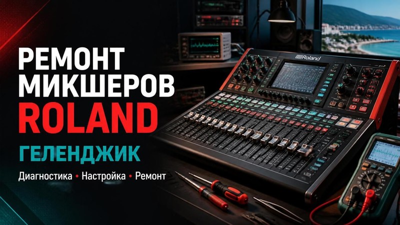 Ремонт микшеров Roland