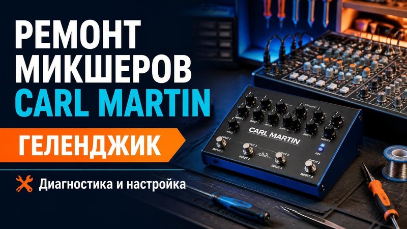 Ремонт микшеров Carl Martin