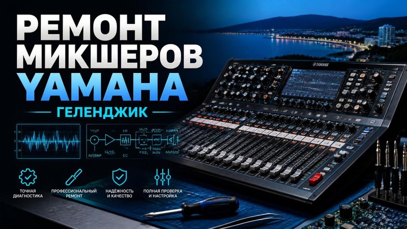 Ремонт микшеров Yamaha