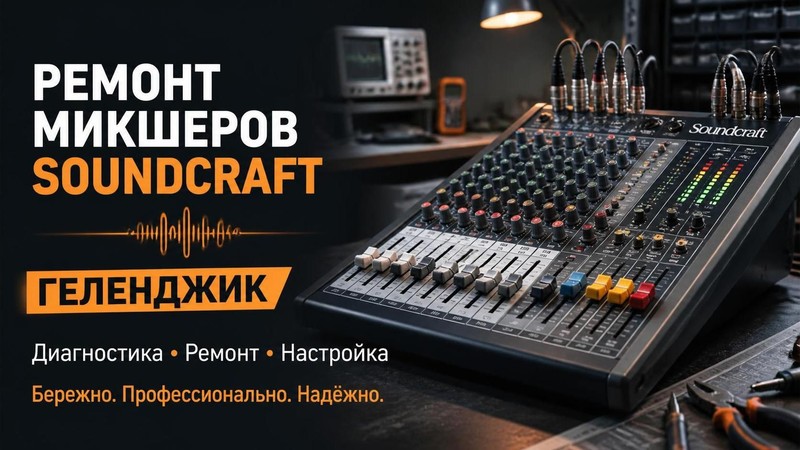 Ремонт микшеров Soundcraft