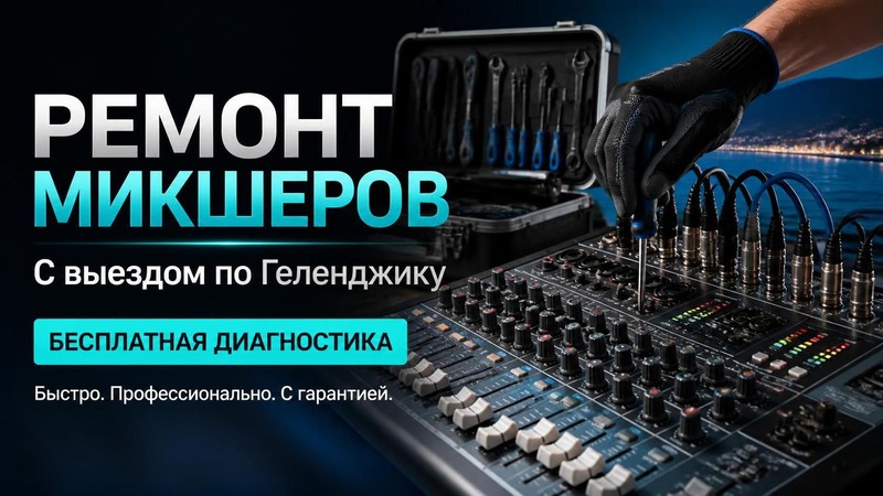 Ремонт микшеров с выездом и бесплатной диагностикой