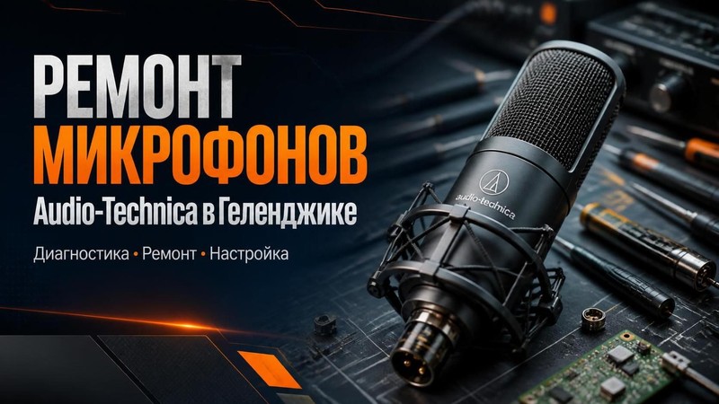 Ремонт микрофонов Audio-Technica