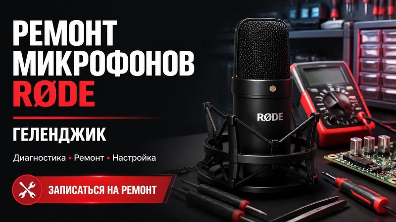Ремонт микрофонов Rode