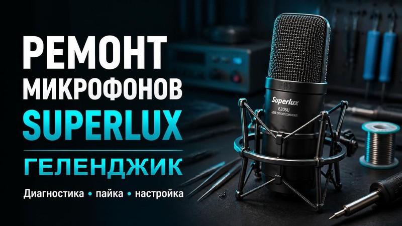 Ремонт микрофонов Superlux