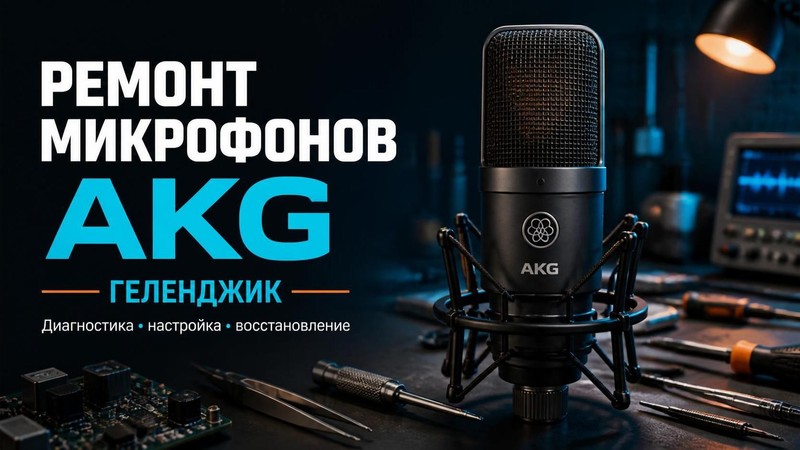 Ремонт микрофонов AKG