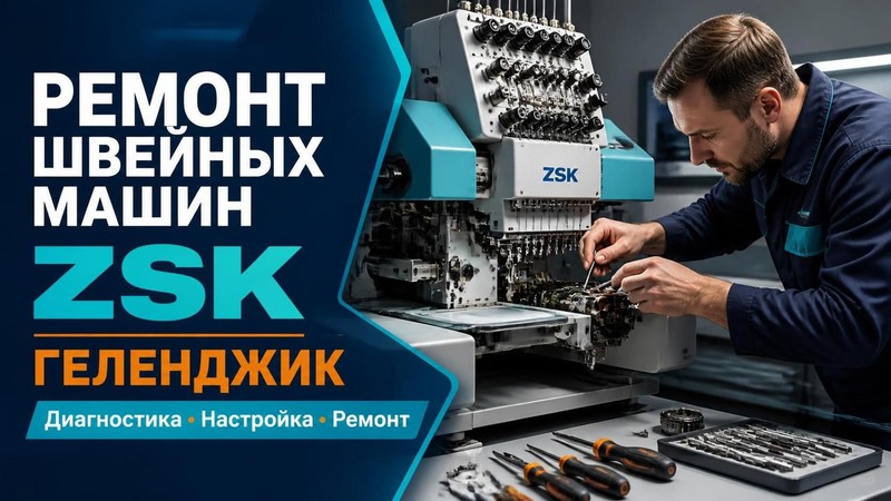 Ремонт швейных машин ZSK