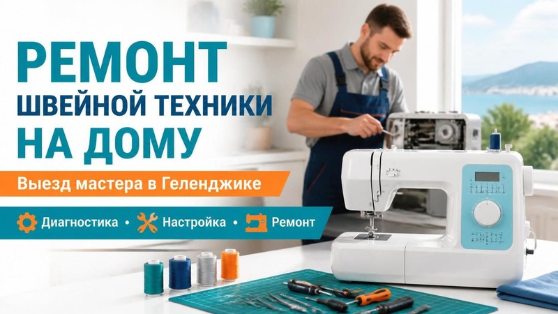 Ремонт швейной техники на дому с выездом мастера