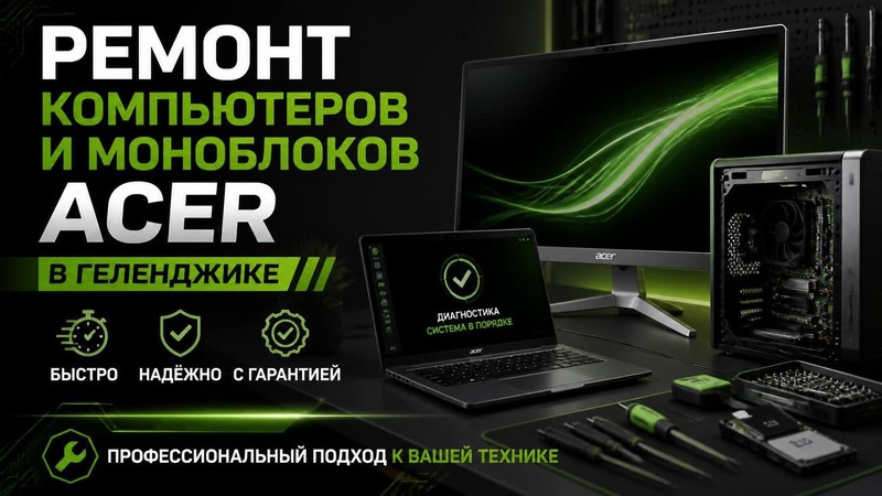 Ремонт Компьютеры и моноблокиов Acer