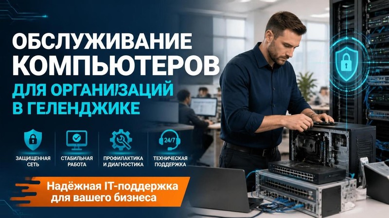 Обслуживание компьютеров для организаций