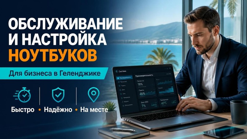 Обслуживание и настройка ноутбуков для бизнеса