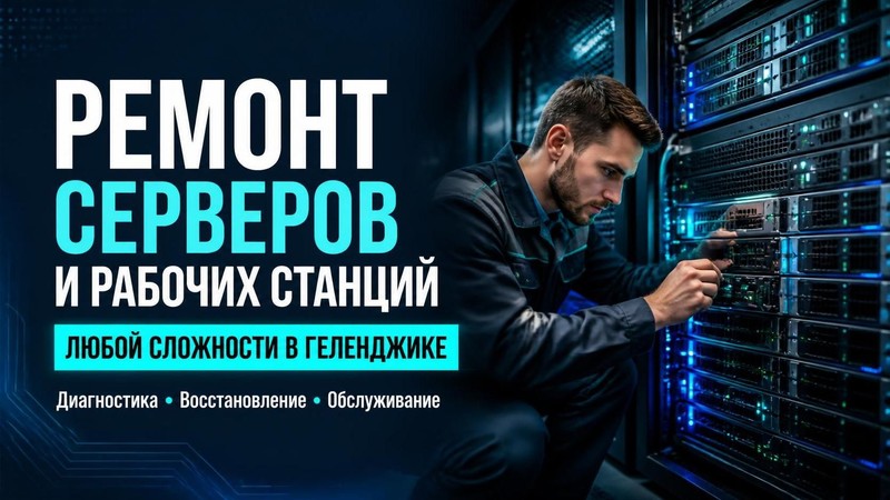 Ремонт серверов и рабочих станций любой сложности