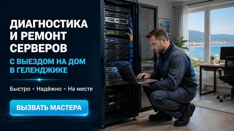 Диагностика и ремонт серверов с выездом на дом