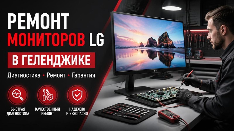 Ремонт мониторов LG