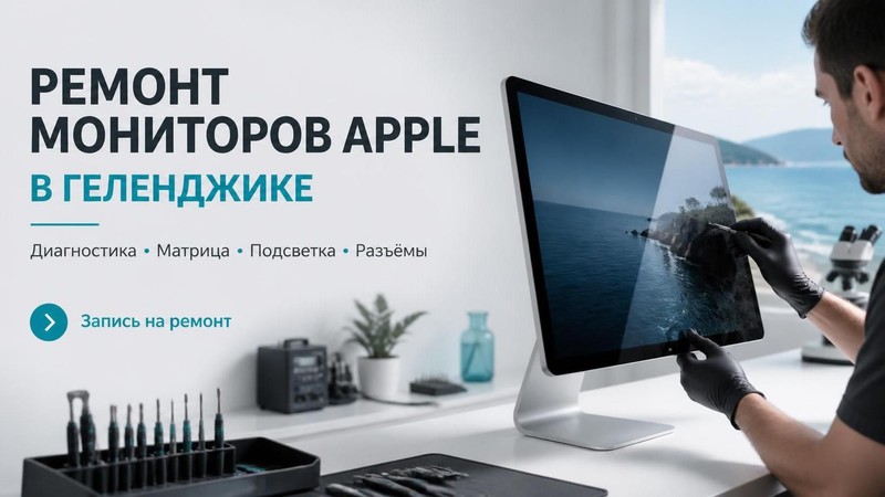 Ремонт мониторов Apple