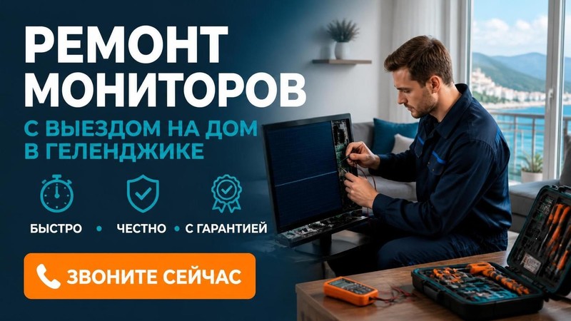 Ремонт мониторов с выездом на дом