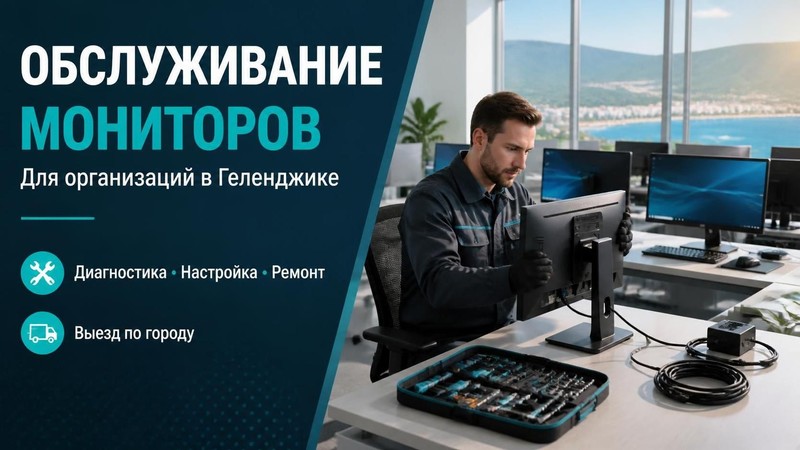 Обслуживание мониторов для организаций